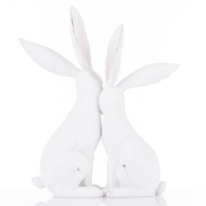 Descoperă Figurină iepuri Paște, o idee de decor și cadou pentru momente speciale. Se potrivește în amenajări elegante și este potrivit pentru Paște, cadouri.