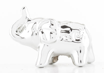 Micro elefant auriu 3,5x4,5x2 cm – decor miniatural