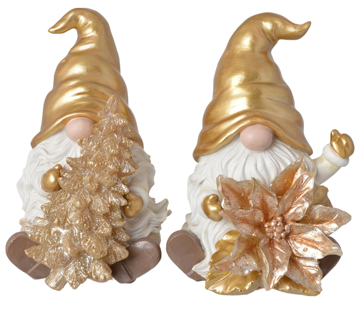 Figurină decorativă gnom cu brad de Crăciun, creată pentru a aduce farmec și atmosferă festivă în orice spațiu interior. Este ideală pentru decorarea meselor, rafturilor sau vitrinelor și completează perfect decorurile de iarnă moderne sau clasice. Designul său vesel și elegant transformă această piesă într-un accent decorativ deosebit pentru perioada sărbătorilor. Este potrivită atât pentru decor personal, cât și pentru cadouri speciale oferite celor dragi.