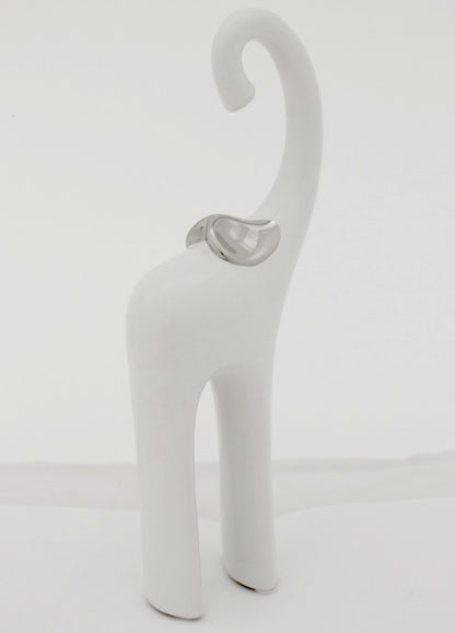 Figurină elefant uriaș ceramică 47x18x8 cm – decor impunător