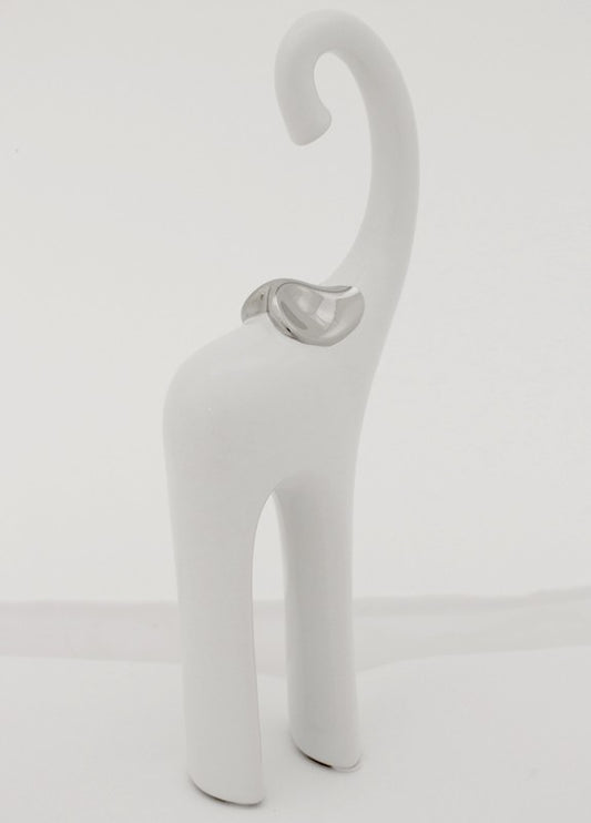 Figurină elefant uriaș ceramică 47x18x8 cm – decor impunător