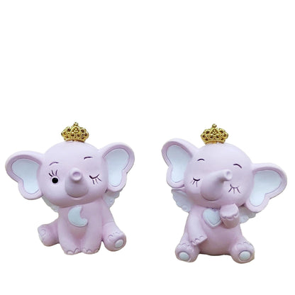 Figurină elefant ceramică mic 5,5x5,5x3,5 cm