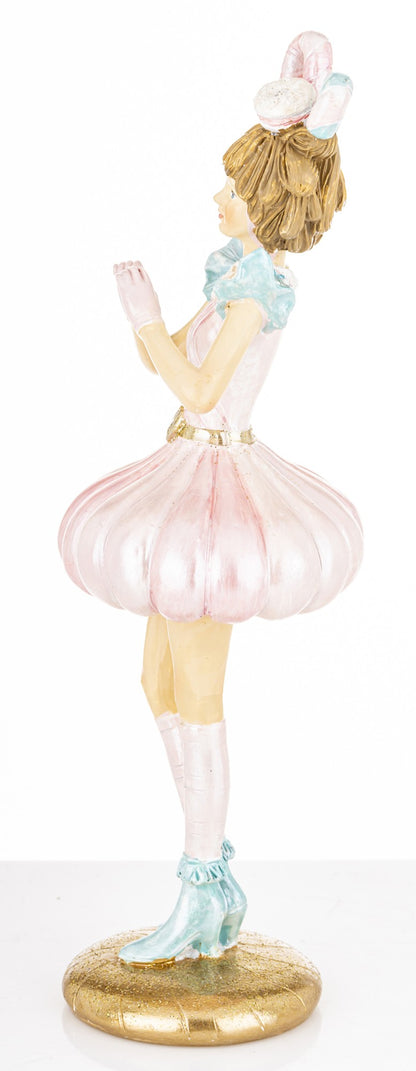 Figurină balerină culori pastel