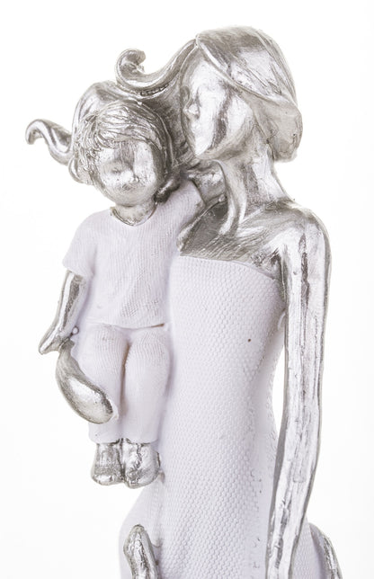 Figurină cu Mama și Copii rășină 23,5x10x6,5 cm – decor emoționant