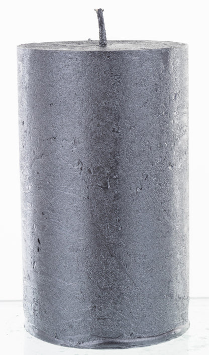 Lumânare antichizată neagră 11,5x7x7 cm