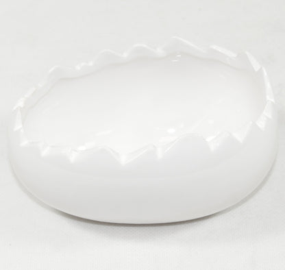 Ghiveci ou ceramic alb decor Paște plante