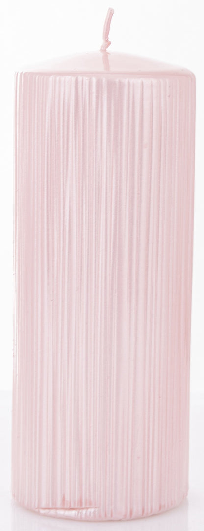Lumânare roz mare 19x7x7 cm