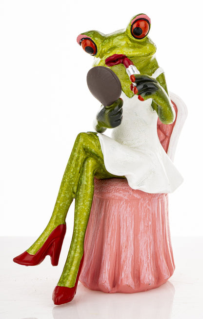 Figurină broască make-up