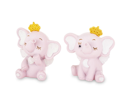 Figurină elefant ceramică mic 5,5x5,5x3,5 cm, cadou și decor elegant, mentha - flori, cadouri și decorațiuni