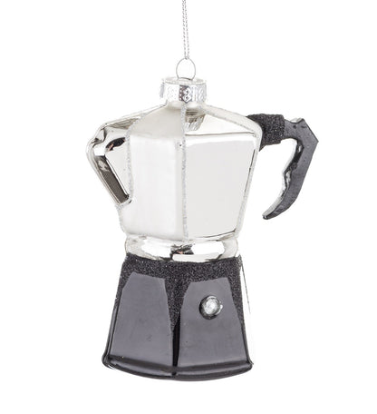 Glob Crăciun Moka cafea (11x9,5x6 cm), ornament cu tematică cafea