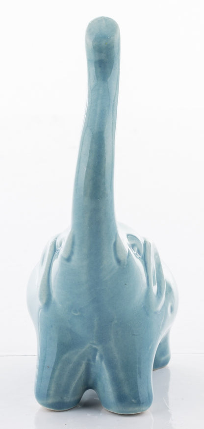 Elefant șezut argintiu 10x5,5x5,5 cm – decor rafinat