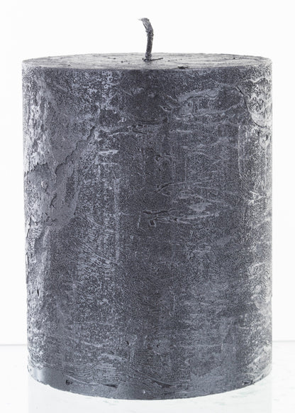 Lumânare antichizată neagră 11,5x9x9 cm