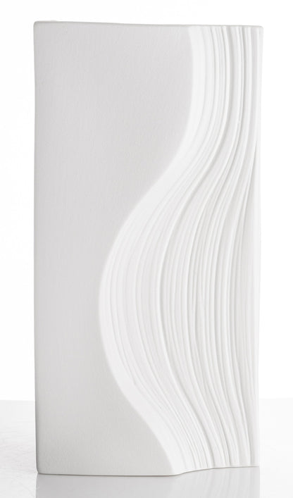 Vază porțelan alb minimalist decor elegant