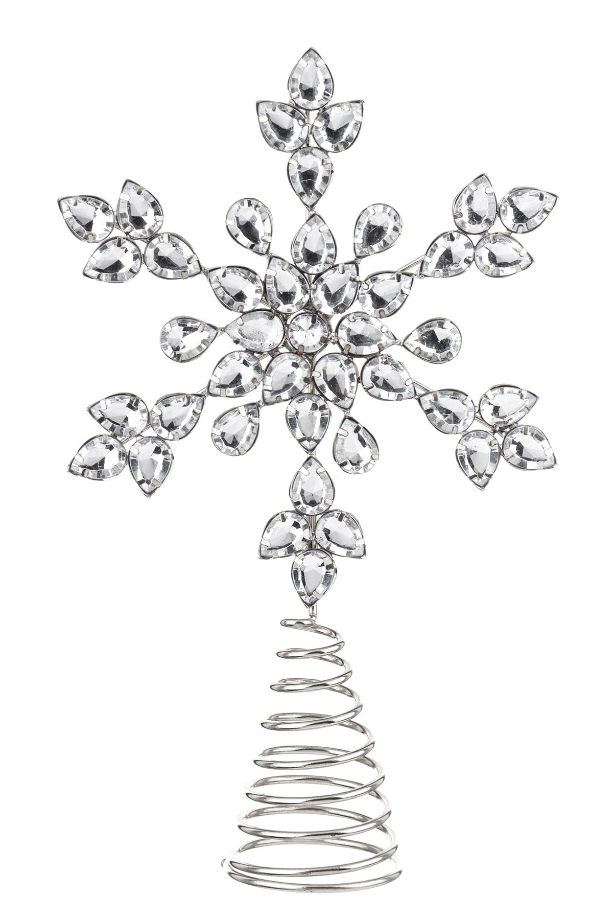 Vârf de brad în formă de stea cu pietre decorative, perfect pentru a completa decorul de Crăciun cu eleganță și strălucire. Este ideal pentru brazi moderni sau clasici și creează un efect festiv premium în orice casă. Perfect pentru sărbători și cadouri de sezon.