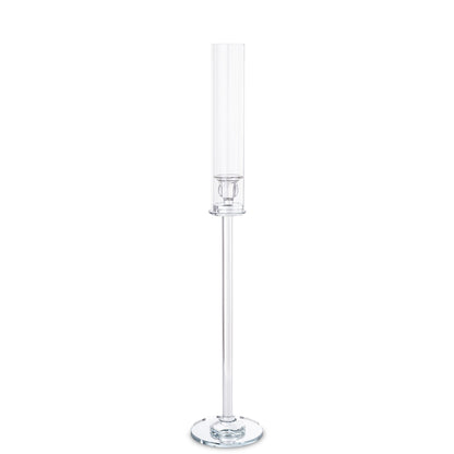 Sfeșnic mare cristal 74 cm, ornament decorativ strălucitor pentru evenimente și decor de lux.