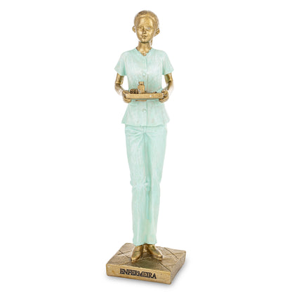 Figurină asistentă din rășină, ornament decorativ amuzant, cadou inspirat pentru profesioniști în domeniul sănătății