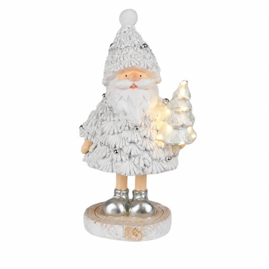 figurină Moș Crăciun decor festiv pentru casă și living