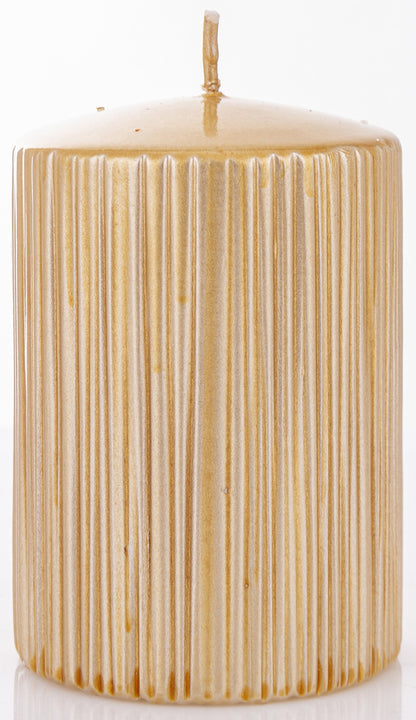 Lumânare aurie 12x7x7 cm