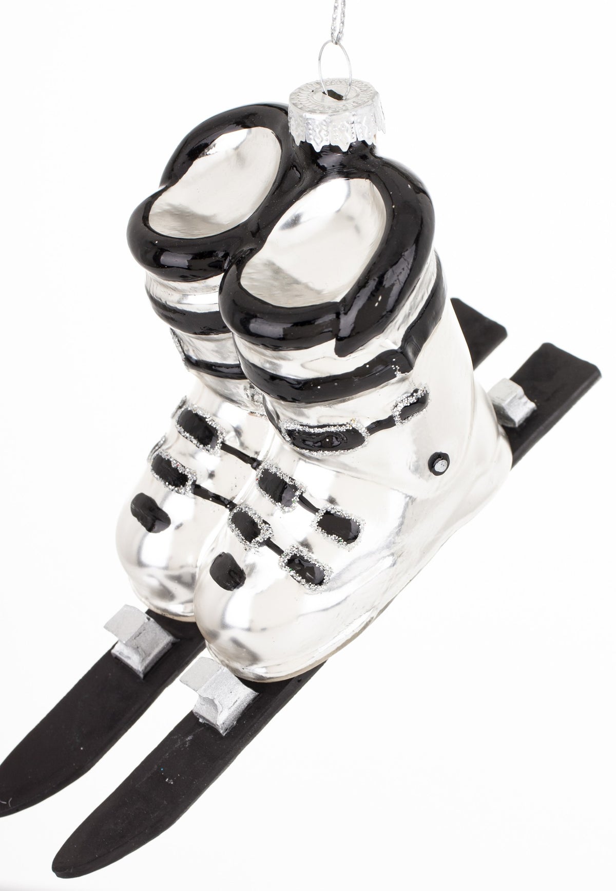 Glob Crăciun clăpari ski ornament brad unic iarnă