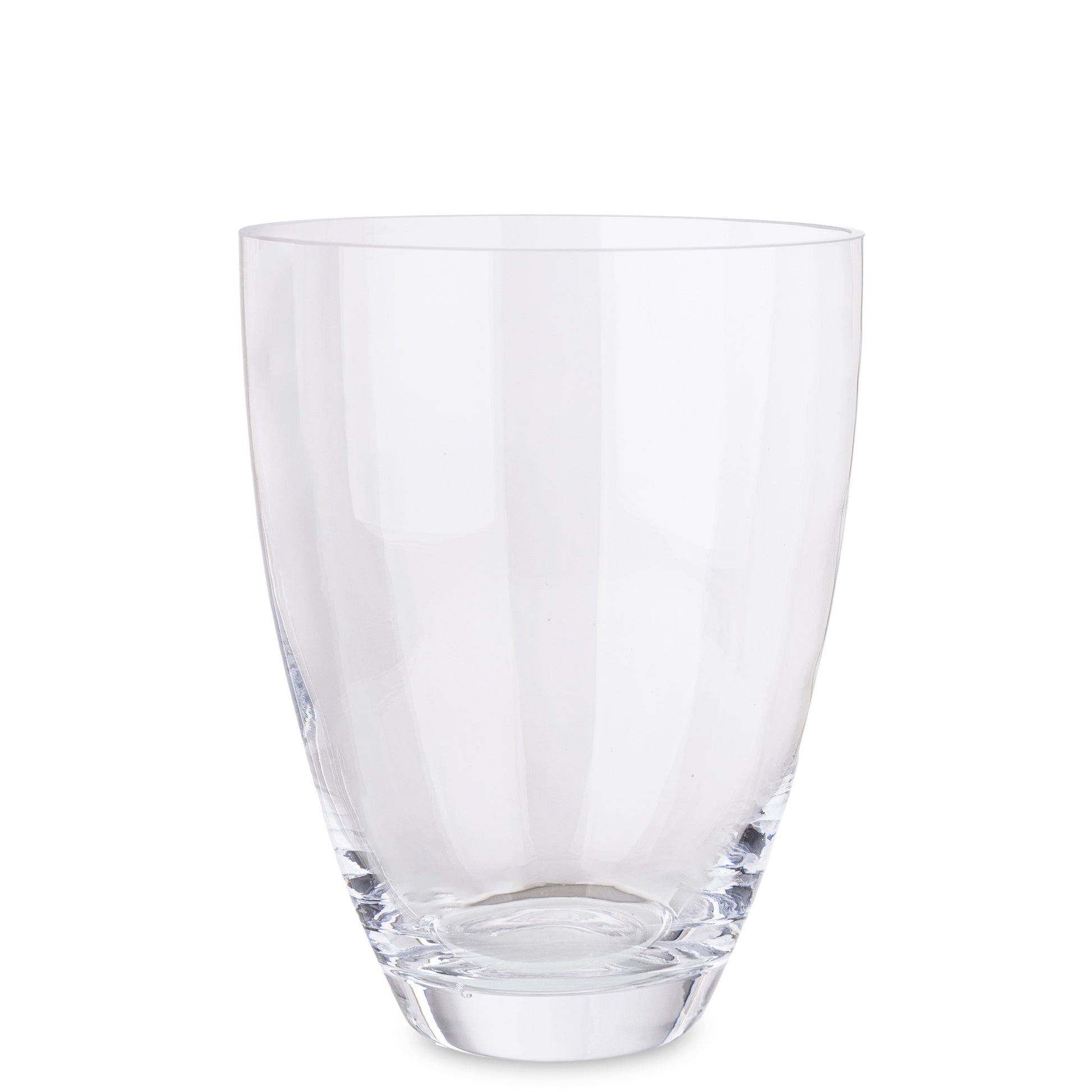 Vază sticlă transparentă 24x18,5x18,5 cm, suport pentru flori naturale sau artificiale, decor elegant pentru casă și cadou inspirat