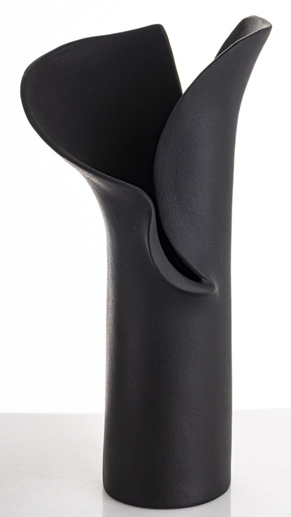 Vază porțelan negru decor minimalist elegant