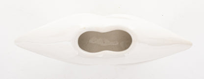 Vază buze ceramică 13x20x6,5 cm