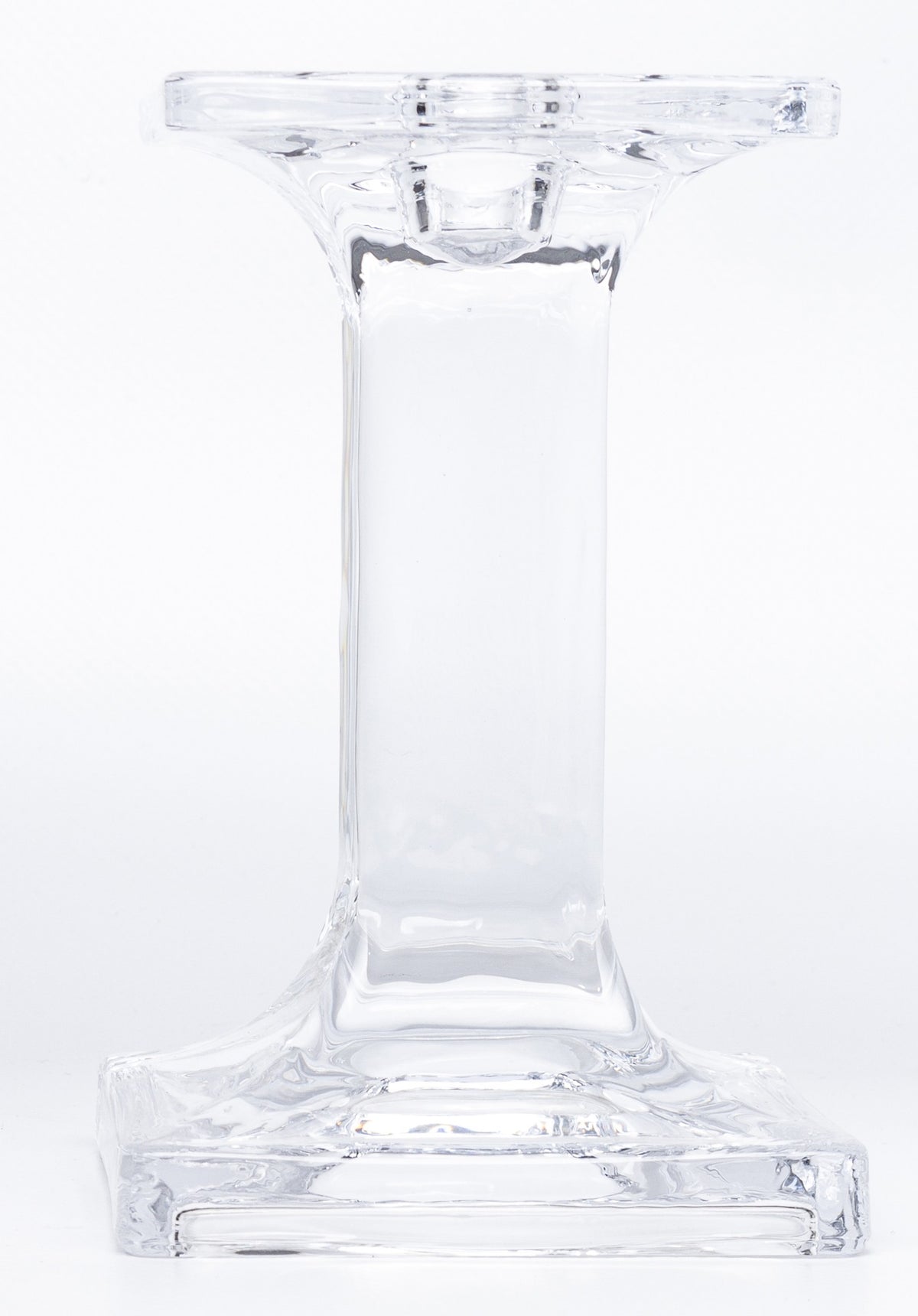 Sfeșnic sticlă transparent decor elegant