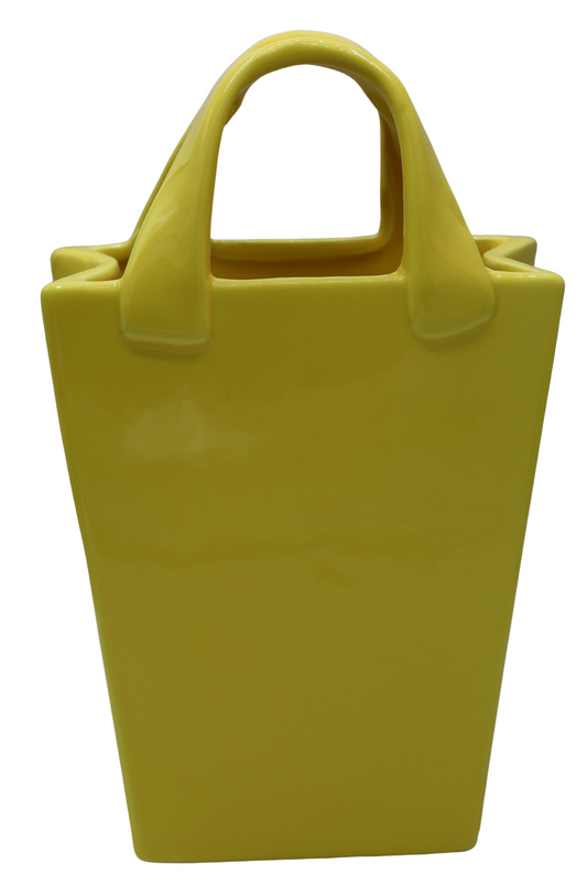 Ghiveci suport ceramică cu inimi aurii 18,5x17x15,5 cm, decor elegant pentru flori