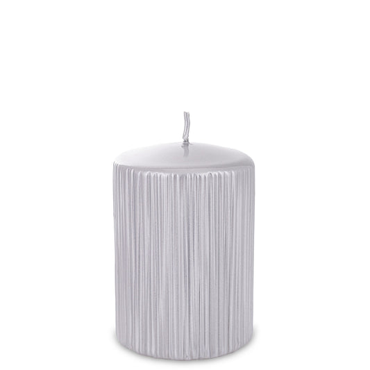 Lumânare perlată 12x7x7 cm, ornament elegant pentru casă și birou, decor romantic, cadou rafinat pentru familie și prieteni, atmosferă sofisticată și relaxantă