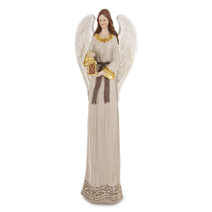Figurină decorativă înger, piesă simbolică ce transmite protecție, liniște și echilibru emoțional, fiind ideală pentru orice tip de interior. Este o alegere versatilă pentru decor elegant în living, dormitor sau spații de relaxare și adaugă un accent spiritual discret dar puternic. Poate fi oferită cadou în momente importante precum aniversări, sărbători sau gesturi de apreciere.