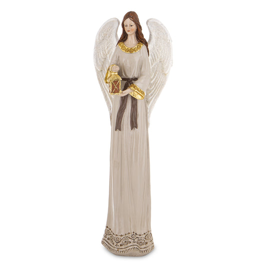 Figurină decorativă înger, piesă simbolică ce transmite protecție, liniște și echilibru emoțional, fiind ideală pentru orice tip de interior. Este o alegere versatilă pentru decor elegant în living, dormitor sau spații de relaxare și adaugă un accent spiritual discret dar puternic. Poate fi oferită cadou în momente importante precum aniversări, sărbători sau gesturi de apreciere.