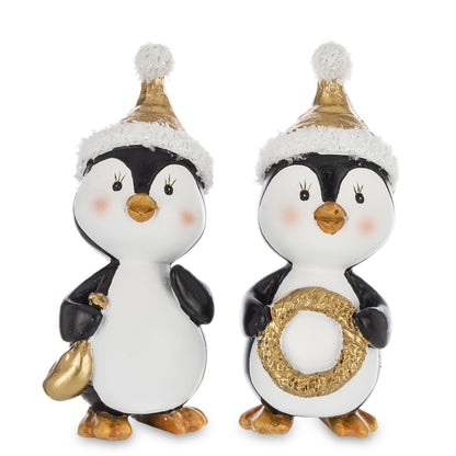 Figurină pinguin Crăciun (12x5x5,5 cm), ornament Crăciun