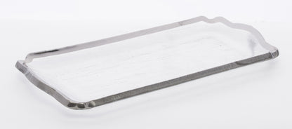 Figurină iepure alb negru ceramică 19 cm