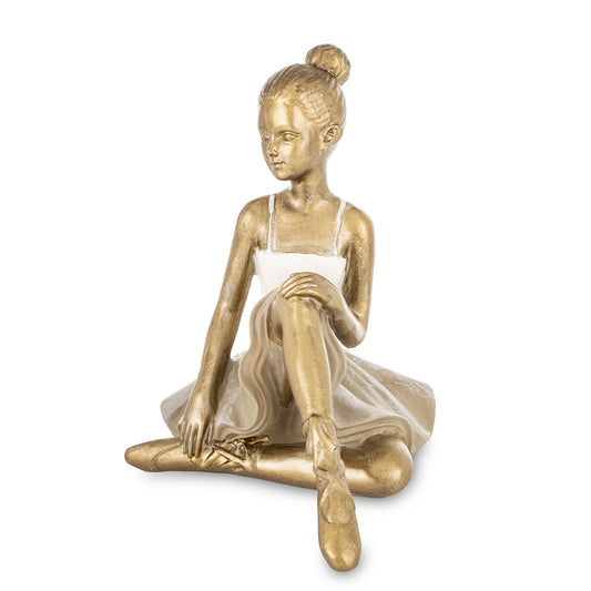 Figurină balerină decorativă din rășină, ornament elegant pentru casă, cadou artistic pentru iubitori de dans