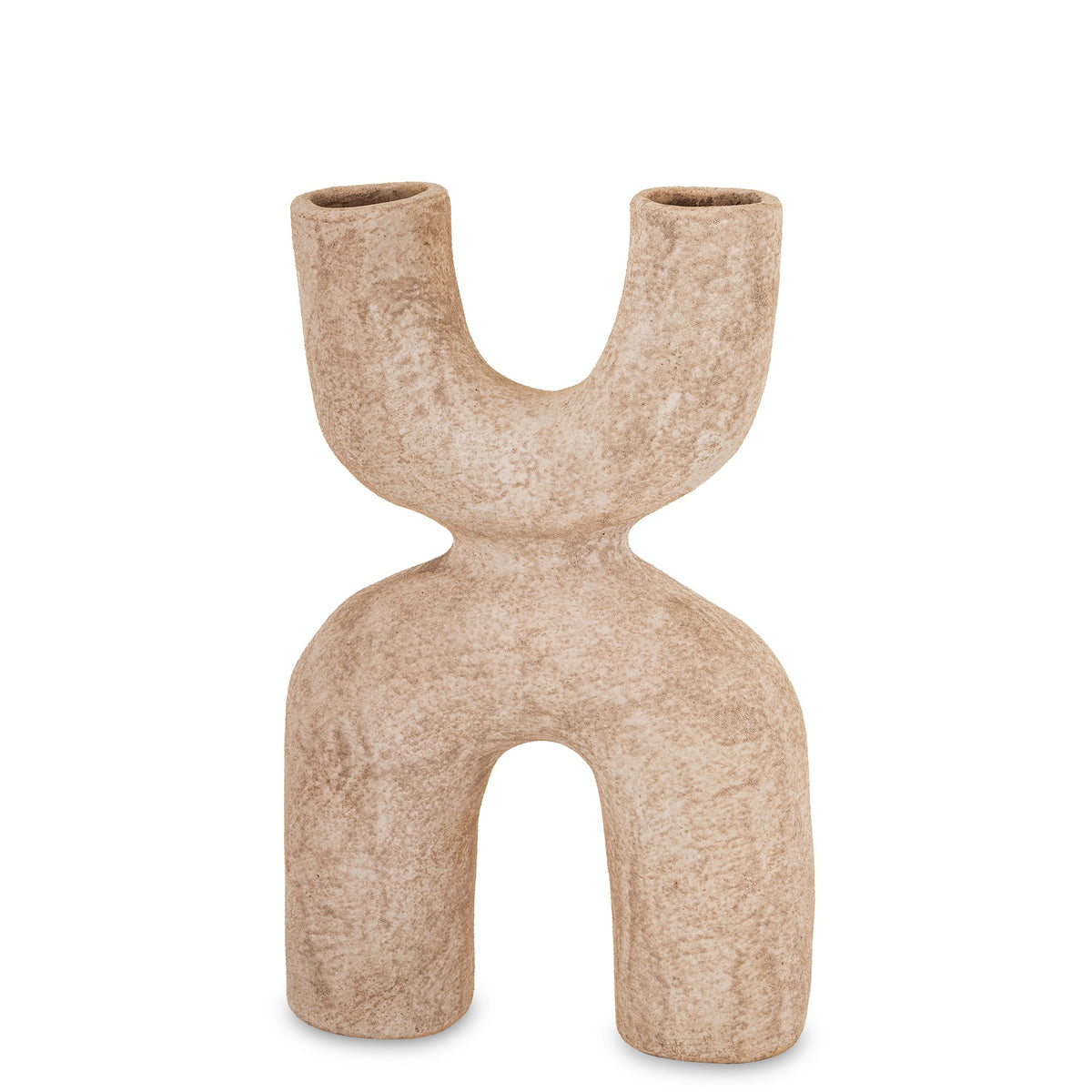 Vază ceramică minimalistă antichizată, obiect decorativ pentru flori și amenajări interioare, prezentat ca accent pentru locuință