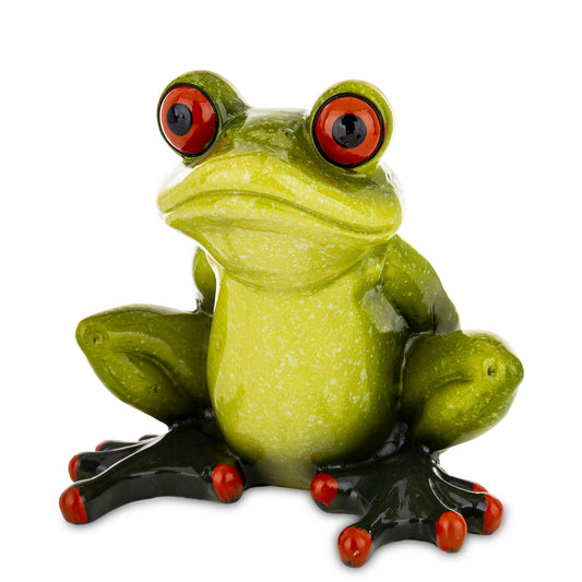 Figurină broască din rășină, ornament decorativ pentru casă, birou sau grădină interioară, cadou pentru iubitorii de animale, figurină amuzantă și colecționabilă